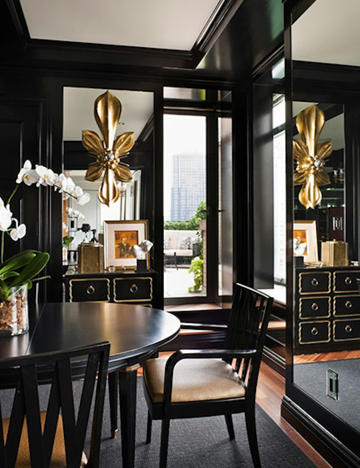 Luxury Black and Gold Interior Design - Find out more on LuxDeco Style Guide