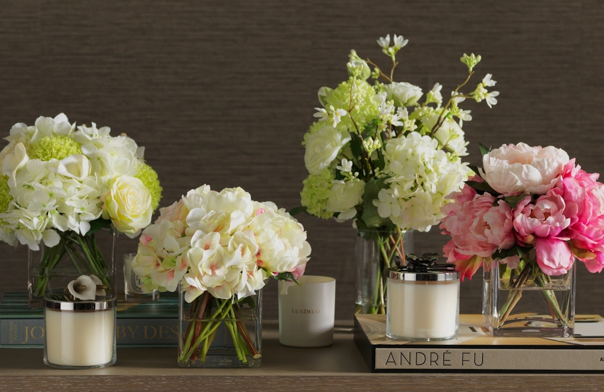 Beautiful Faux Flowers For Your Living Room | Luxury Faux Flowers | Read more in the LuxDeco Style Guide