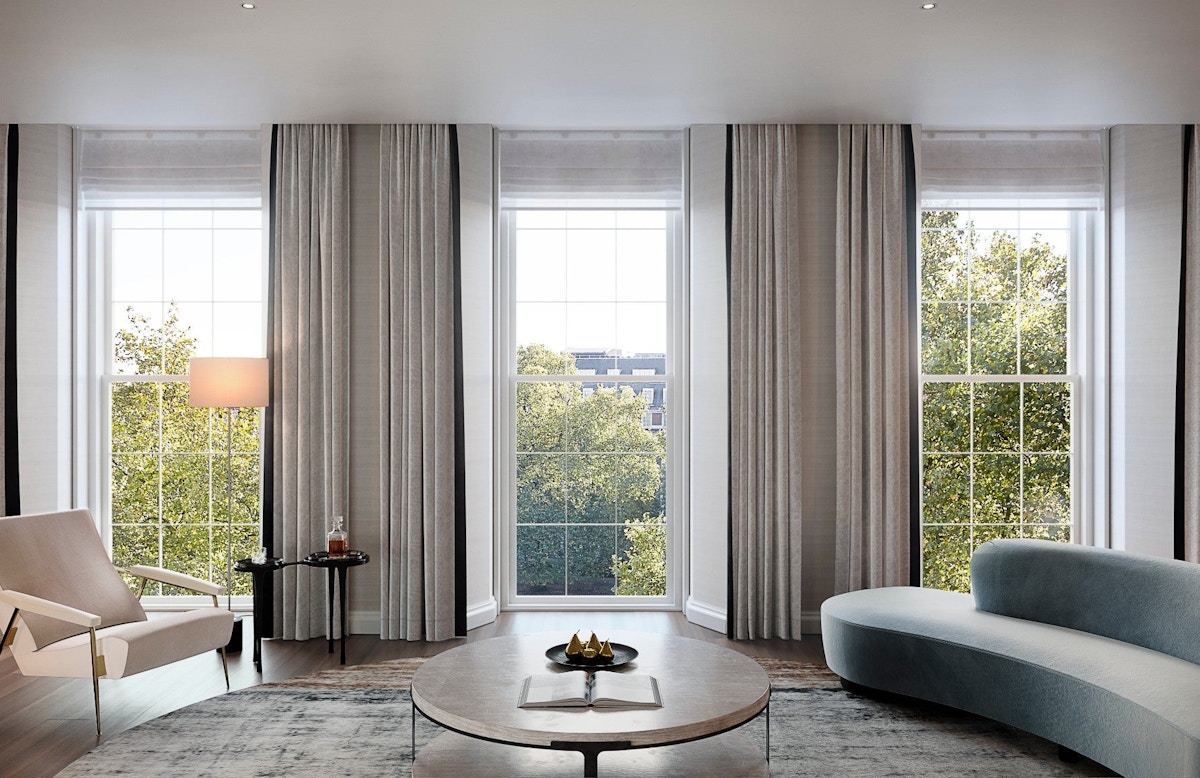 How To Master London Interior Design – 20 Grosvenor Square – Neutral Living Room – Read on the LuxDeco.com Style Guide