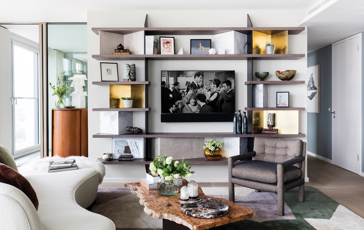 Living Room Storage Furniture Ideas | Studio Ashby | Read more in the LuxDeco.com Style Guide