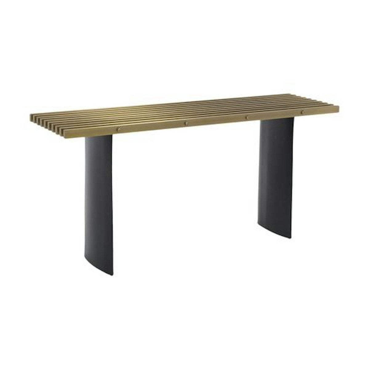 Black & Gold Eichholtz console table | Shop console tables online at LuxDeco.com