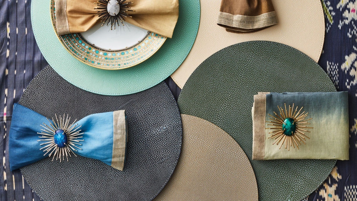 Kim Seybert | Summer Placemats & Napkins | Shop luxury tableware at LuxDeco.com