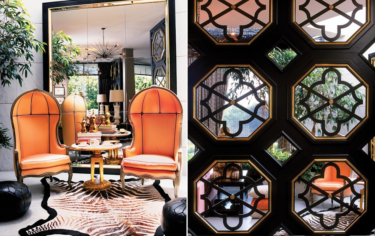 Interior Design Styles 101 – Hollywood Regency Interiors – Kelly Wearstler Interiors – Read more in the LuxDeco Style Guide
