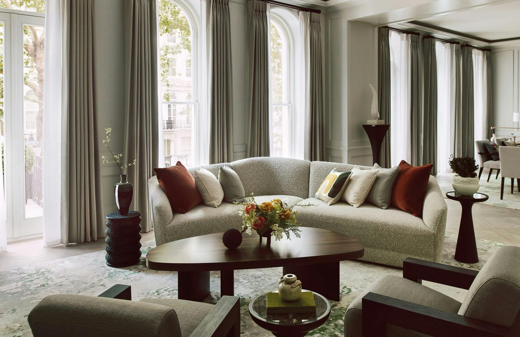 Boucle Furniture & Decor | Interior Design Trends | Interior design by Elicyon | Shop now at LuxDeco.com