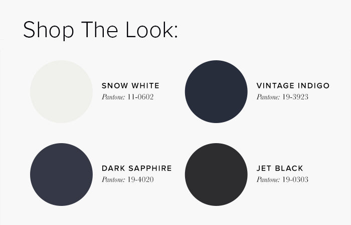 Blue and White Living Room Colour swatches - Lounge Colour Schemes & Colour Combination ideas – LuxDeco Style Guide