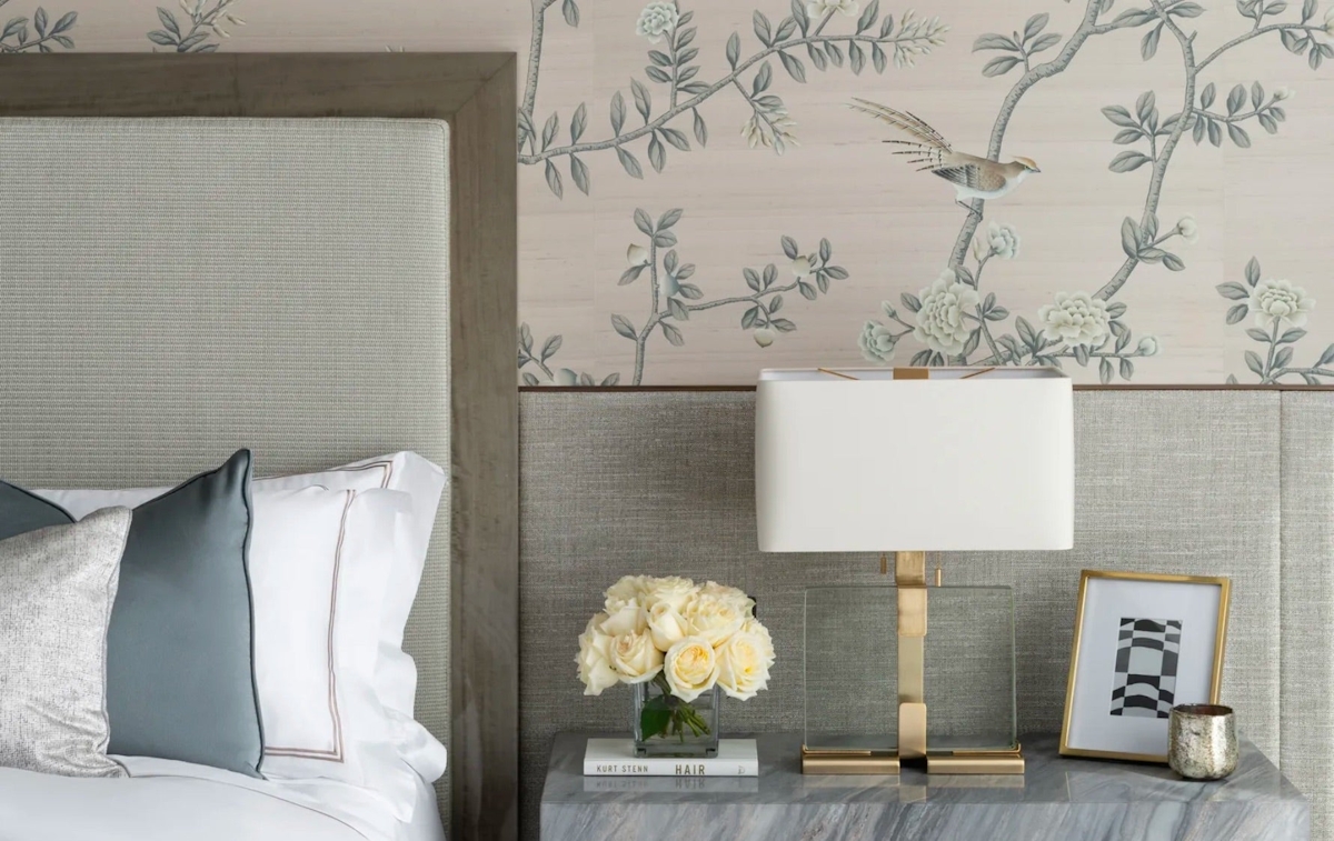 Popular Bedroom Colour Schemes | Grey & Blue Bedroom Idea | Discover the Luxurist at LuxDeco.com