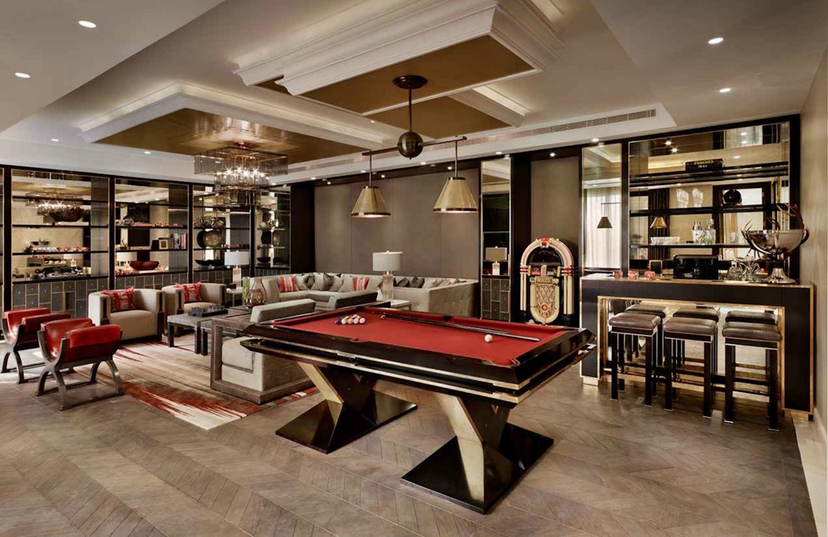 Man Cave Interiors | Katharine Pooley Games Room | The Luxurist | LuxDeco.com