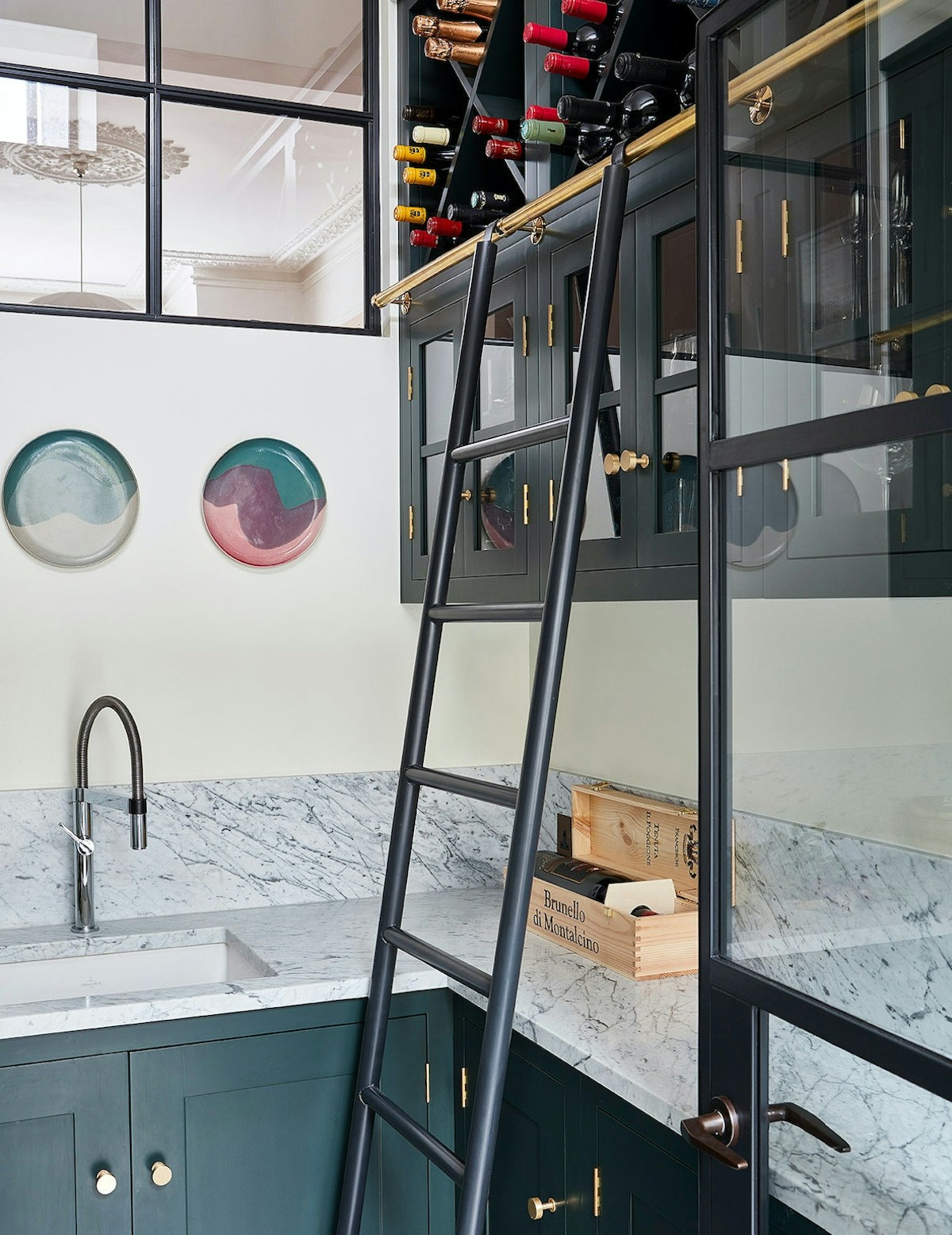 Ladders In Kitchens - The Latest Kitchen Trends in 2019 with Blakes London - LuxDeco.com