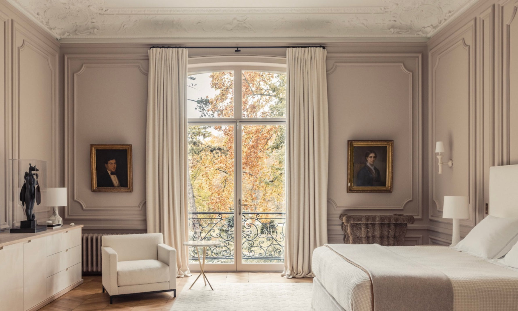 Popular Bedroom Colour Schemes | Beige Bedroom Idea | Discover the Luxurist at LuxDeco.com