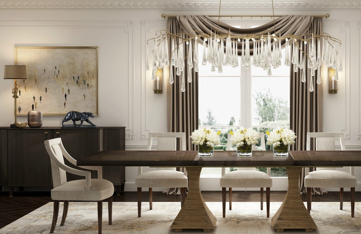 Autumn Winter 2019 Collection | Surrey Lookbook | Luxury Dining Room | LuxDeco.com