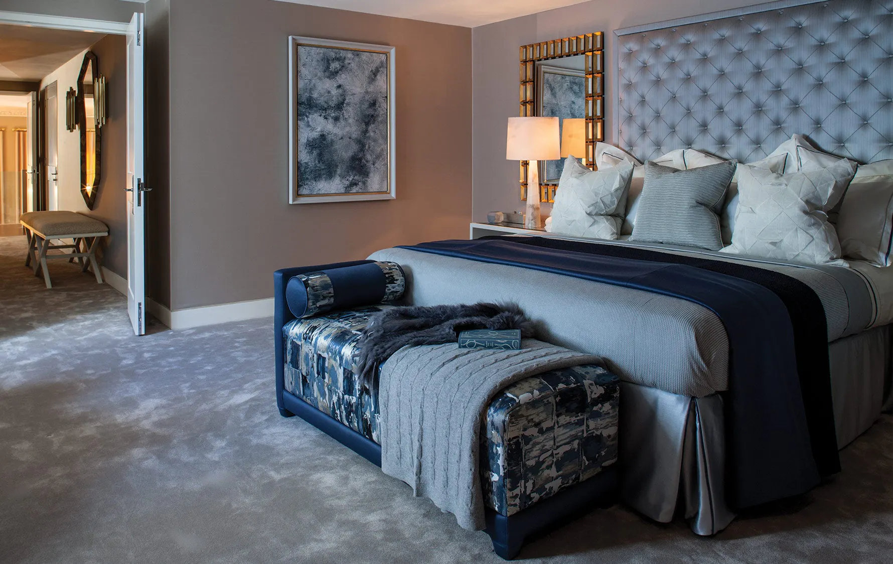 Luxury Blue Bedroom Interior Design Ideas Modern Luxury Bedroom Ideas
