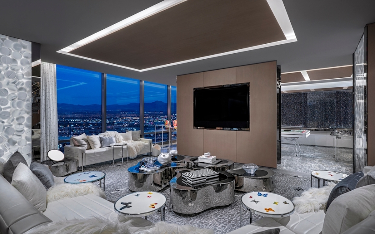 Empathy Suite - Palms Las Vegas - Designed by Damien Hirst - The Most Expensive Hotels Rooms Around the World - LuxDeco Style Guide
