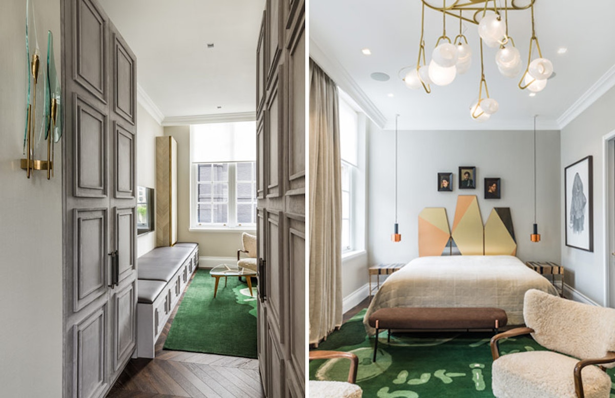 Squat London – Master Bedroom - Nilufar Gallery & Shalini Misra - LuxDeco Style Guide