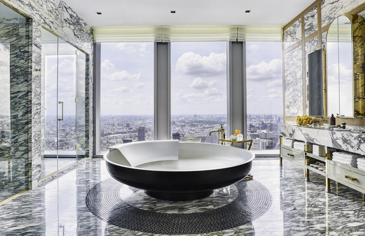 Bathroom Decor Ideas | Ritz-Carlton Residences | Shop bathroom decor online at LuxDeco.com
