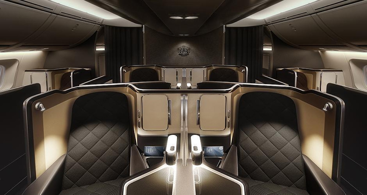 Luxury Plane Interiors: The New British Airways Dreamliner