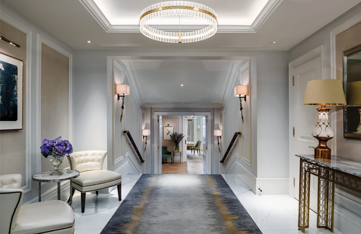 The Langham Hotel London’s Sterling Suite - Hallway - LuxDeco Style Guide