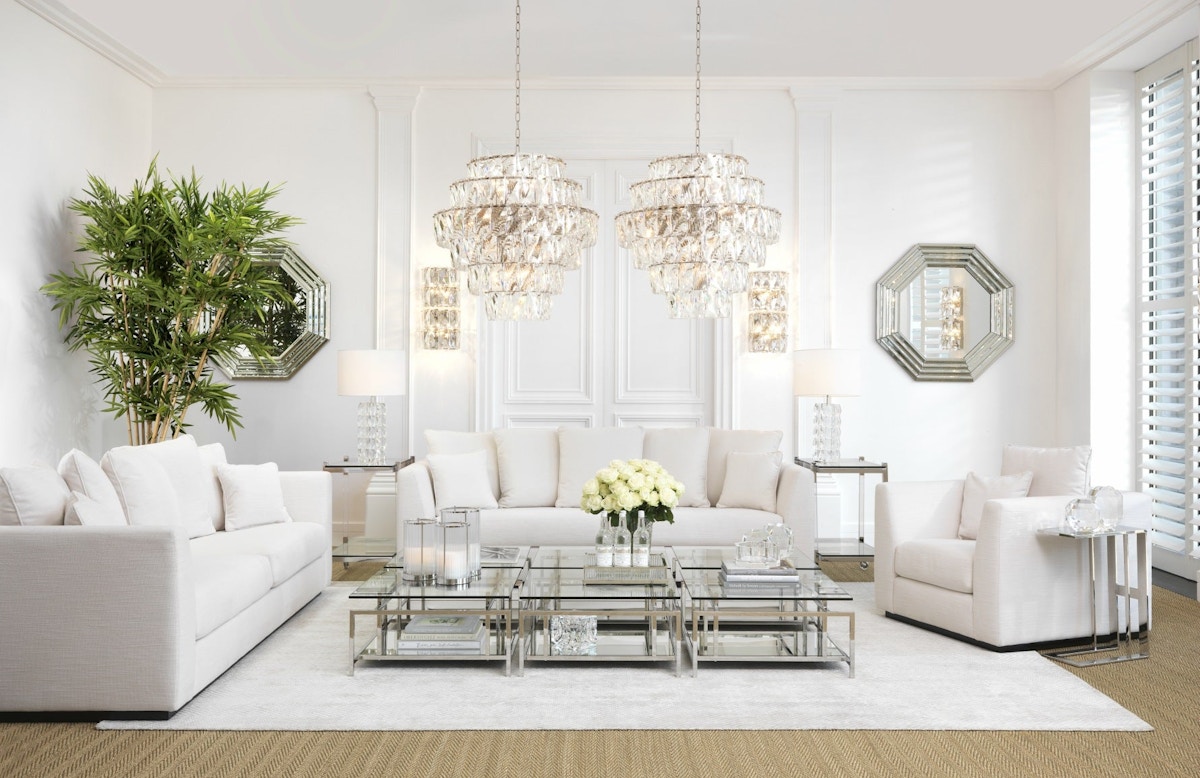 Behind The Brand—Eichholtz | White Living Room | Shop luxury furniture at LuxDeco
