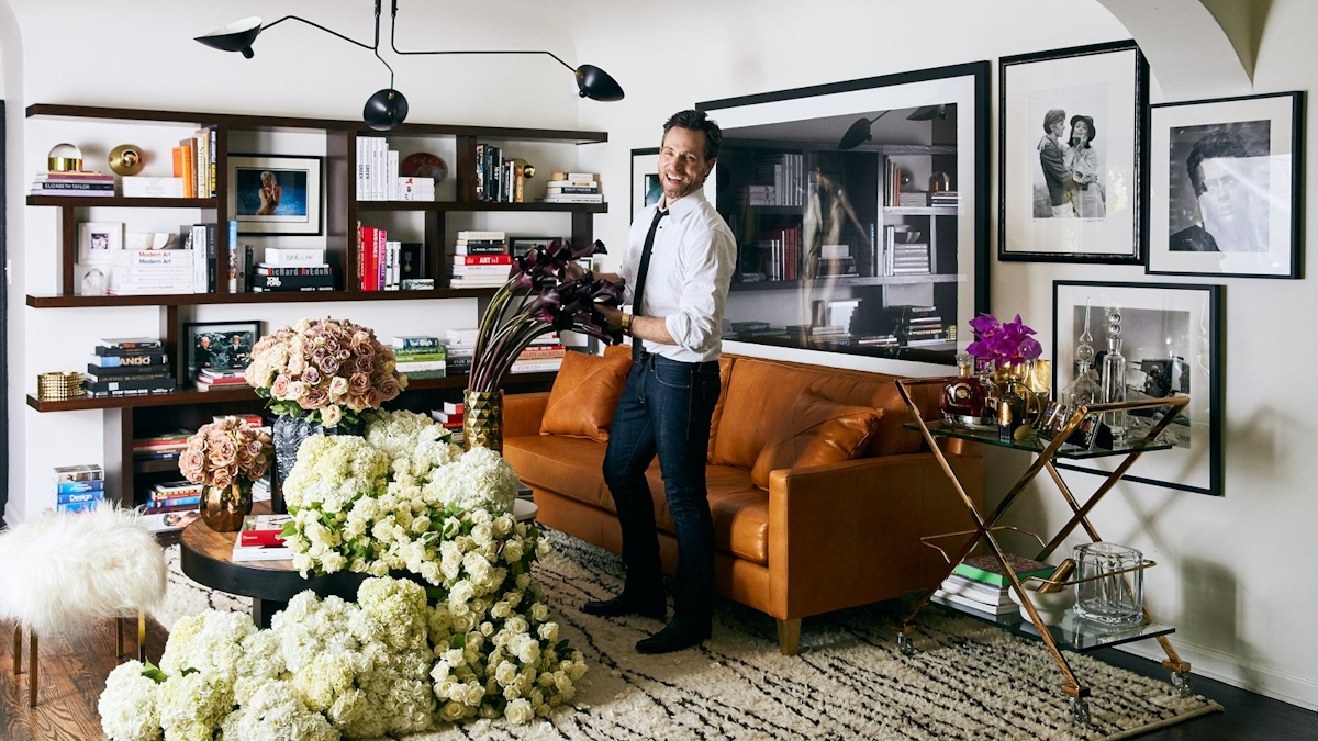 Celebrity Florist Jeff Leatham Home Tour | Photography by Douglas Friedman for LuxDeco| Shop luxury florals at LuxDeco.com