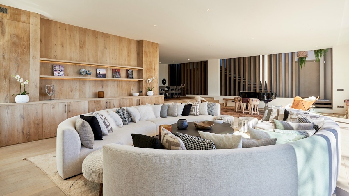 Natural wood furniture trend | Alessia Mainardi | Villa interior | Read more at LuxDeco.com