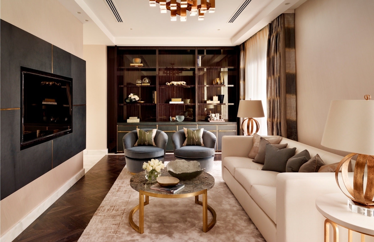 Feature Wall Ideas for your Living Room - Katharine Pooley - LuxDeco Style Guide