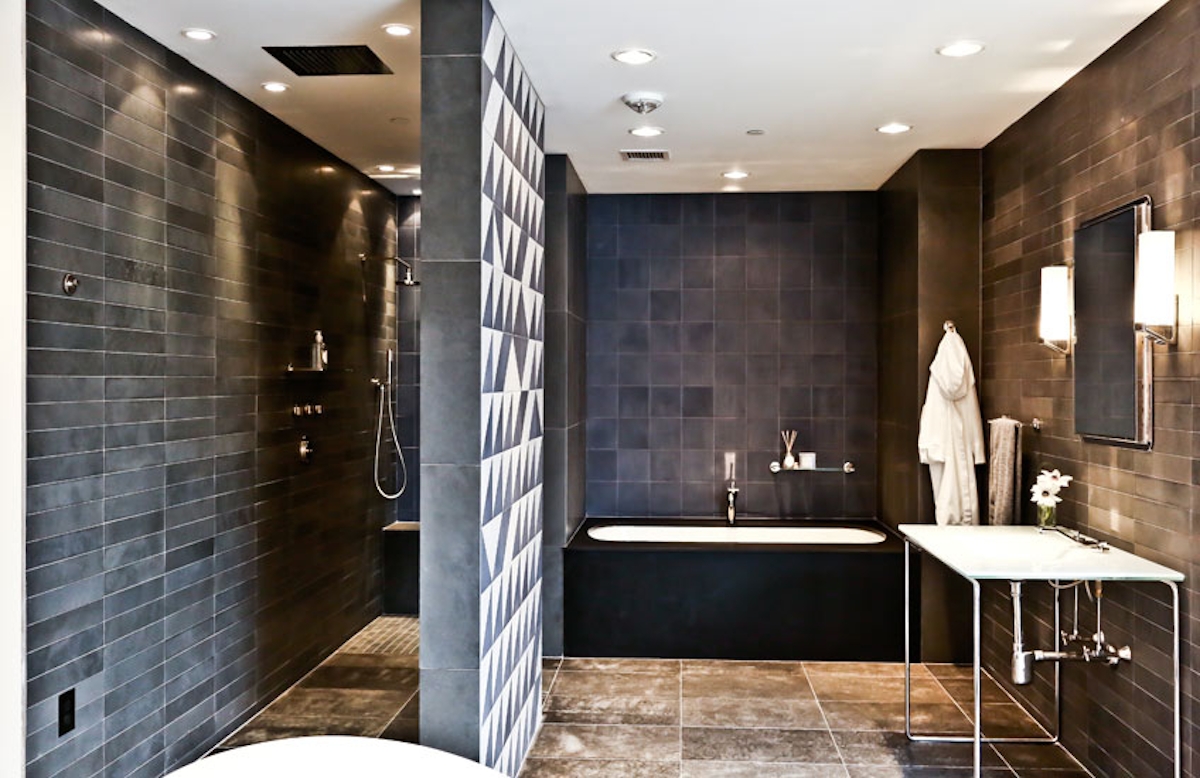 Expert Tips on Perfect Bathroom Design – Waterworks Grey Bathroom – LuxDeco.com Style Guide