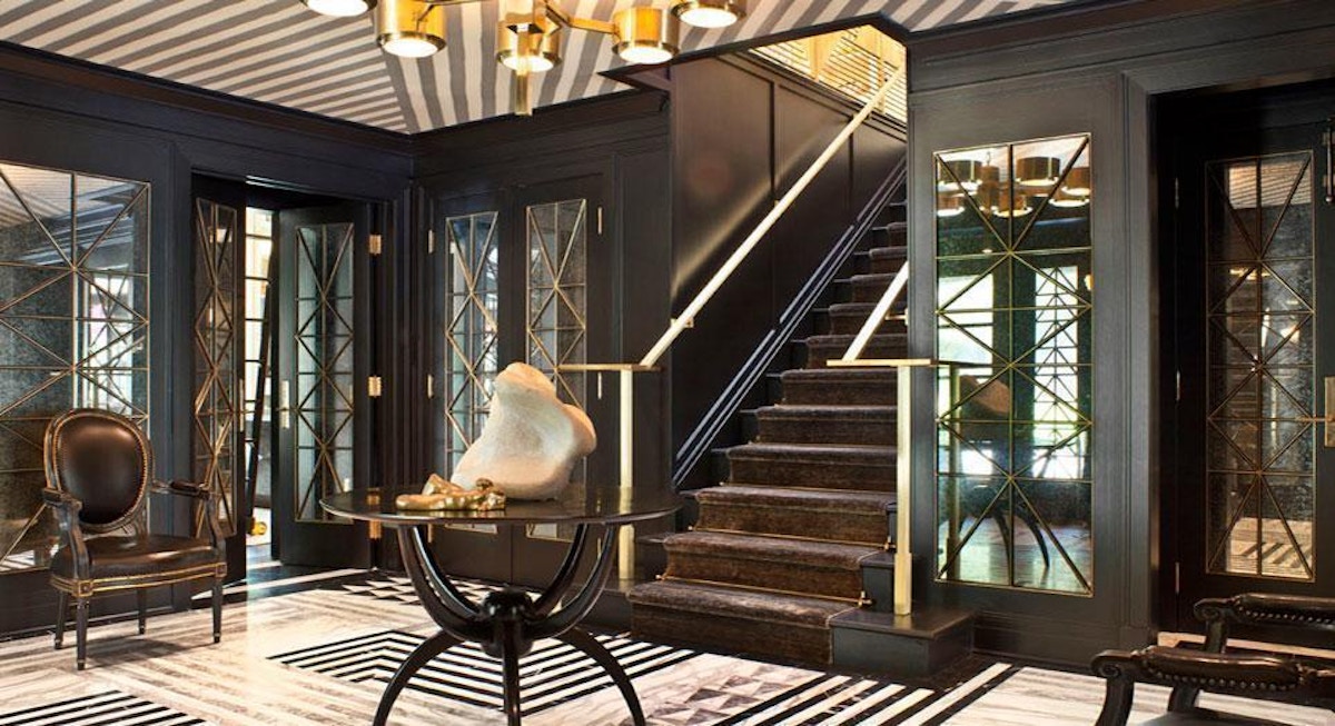 Luxury Black and Gold Interior Design