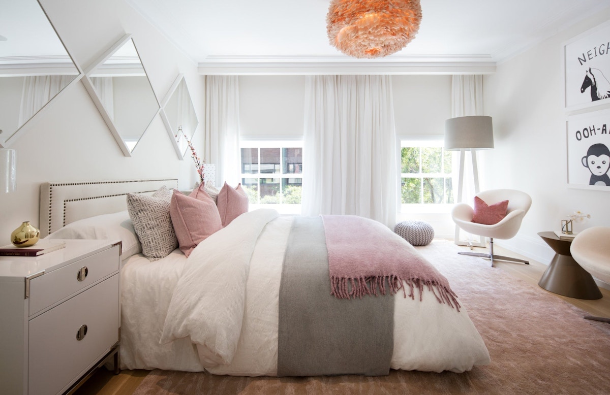 Pink Bedroom Accessories & Decor - Pink Bedroom Ideas - How to Decorate Rooms with Pink - LuxDeco.com Style Guide