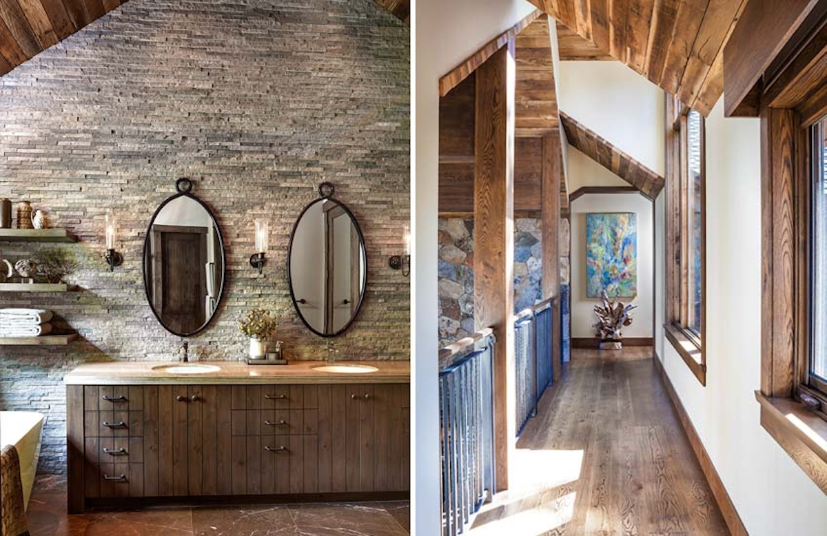 Jeff Andrews Lake Tahoe Cabin Interior Design – Cabin Bathroom Design –  LuxDeco.com Style Guide