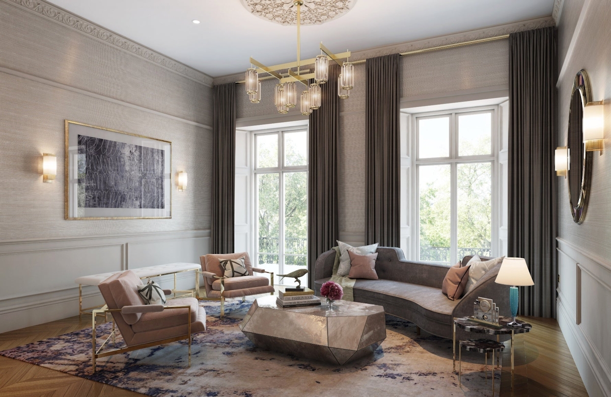 Dark Grey Living Room | 15 Grey Living Room Ideas | Grey Lounge Colour Schemes | Studio L | Read more in the LuxDeco Style Guide