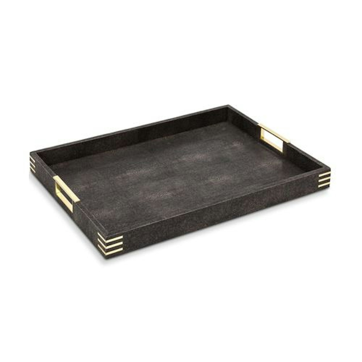 Holmes Shagreen Tray - 21 Best Decorative Trays To Buy For Your Tabletop - LuxDeco.com