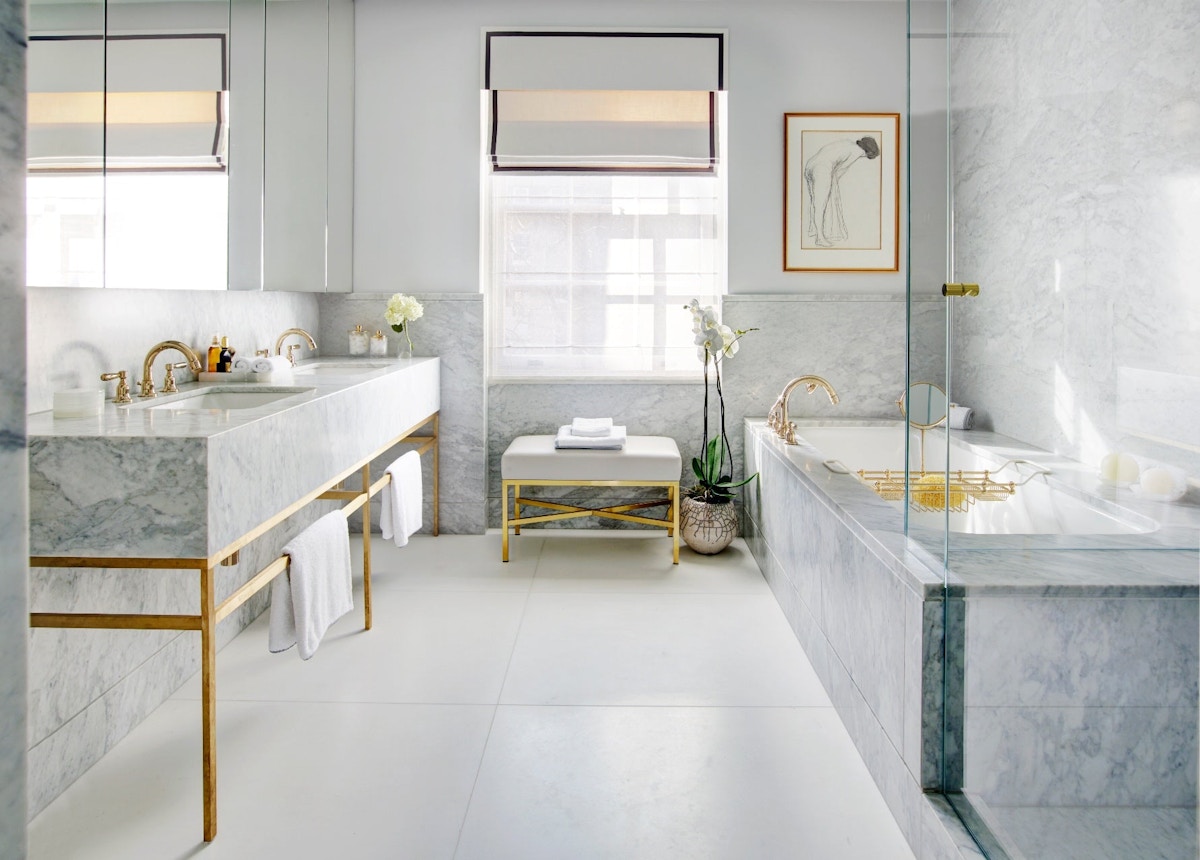 Inspiring White Bathrooms - Janine Stone | LuxDeco.com Style Guide