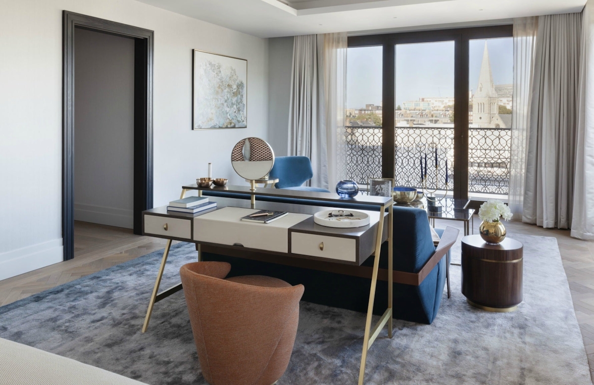 Modern Home Office Design | Interior design by Lawson Robb | Shop luxury office furniture online at LuxDeco.com