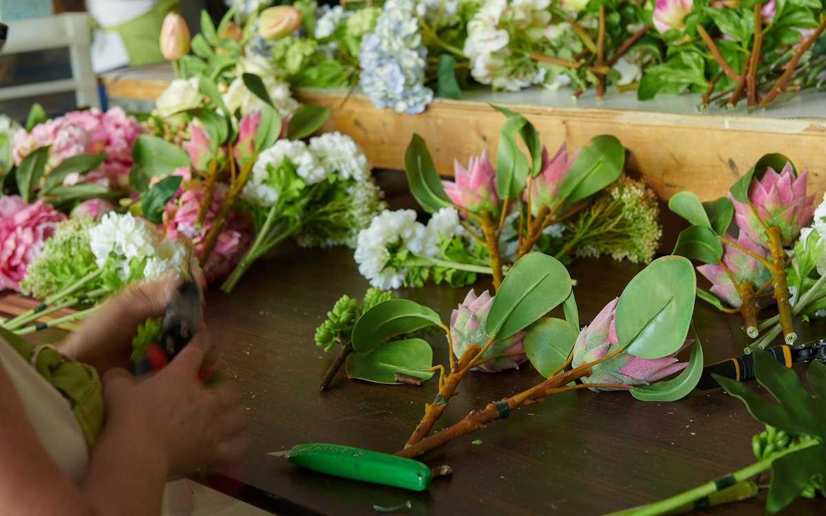 The Craftsmanship Behind Diane James' Faux Flowers | LuxDeco.com