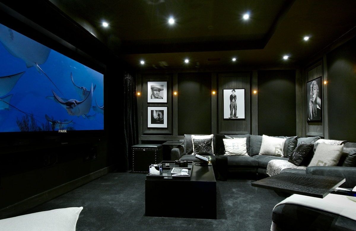 How To Design Your Own Home Cinema Room | Cinema Room by Finchatton | Get the look at LuxDeco.com