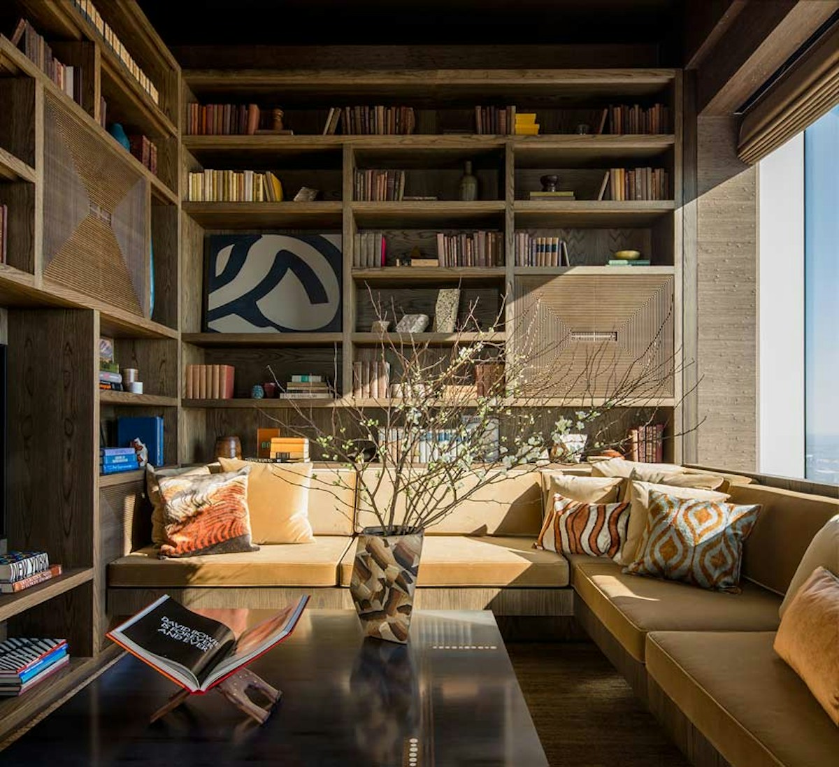432 Park Avenue – Kelly Behun Interiors – Cosy Library