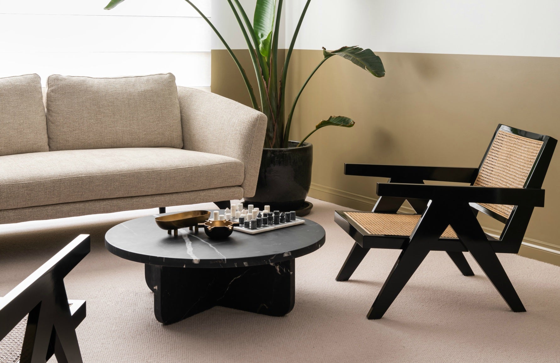 Luxury Cane Furniture | Interior design by Nickolas Gurtler Interior Design | Photography by Dion Robeson | Shop at LuxDeco.com