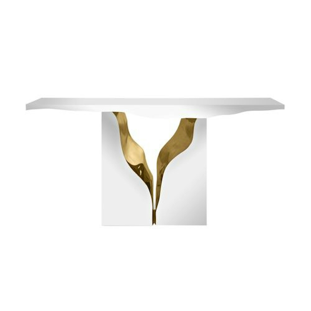 Gold and silver console table | Shop console tables online at LuxDeco.com.jpg