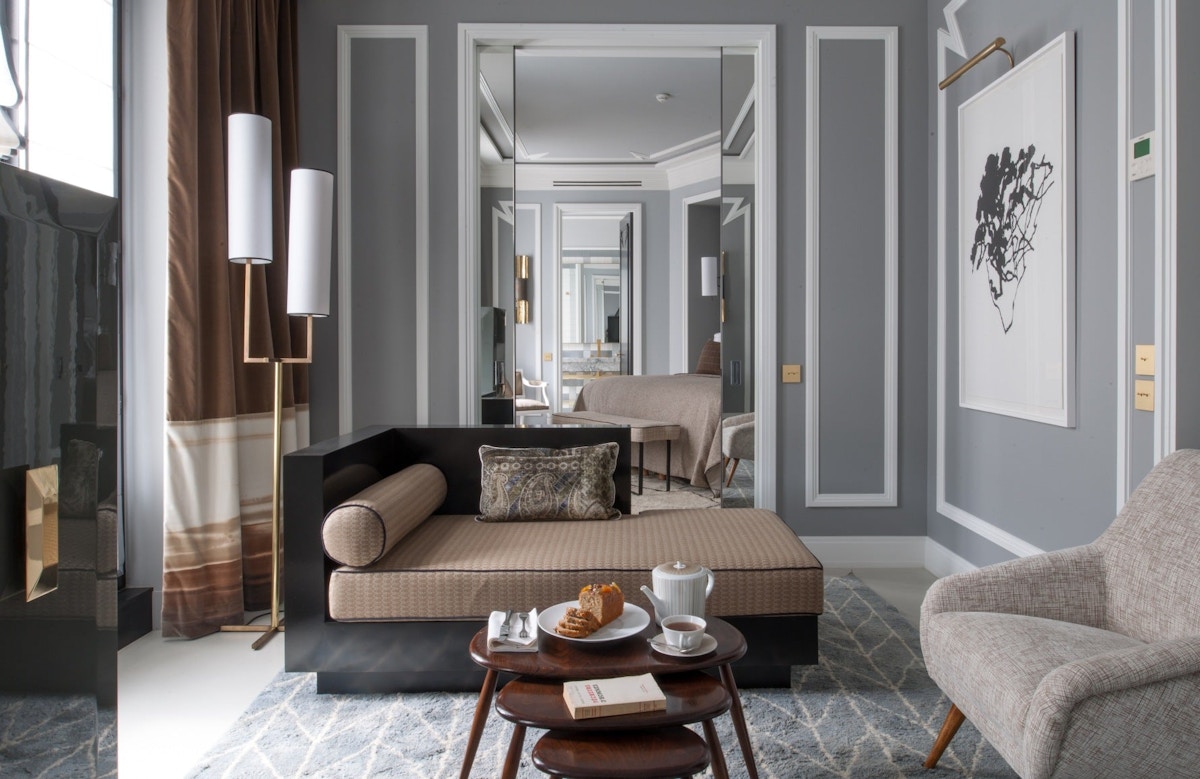 15 Grey Living Room Ideas | Grey Lounge Colour Schemes | Nolinski Paris room | Jean-Louis Deniot Interiors