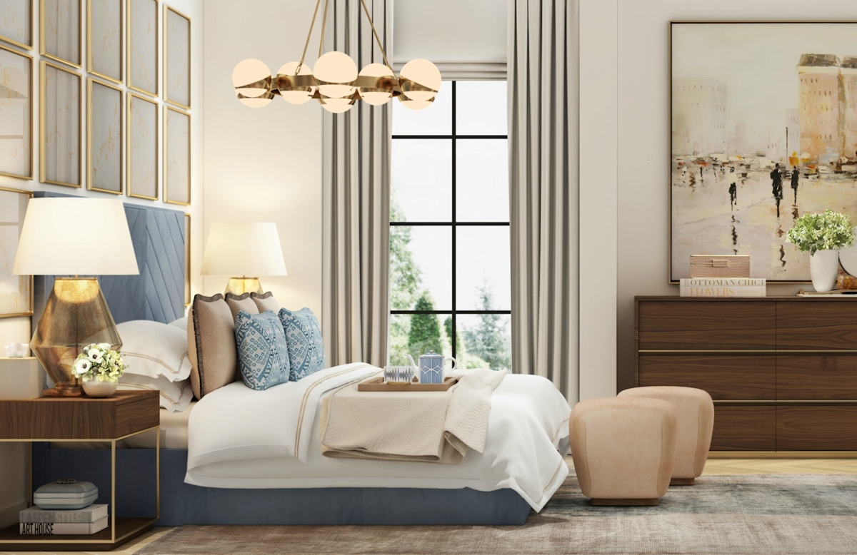 Get The Look | Wimbledon Collection | Luxury Bedroom Design | Shop the look at LuxDeco.com