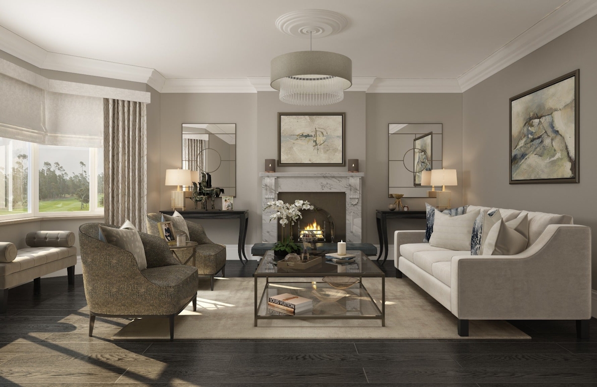 15 Grey Living Room Ideas | Grey Lounge Colour Schemes | Layered Grey Living Room | LuxDeco | Read more in the LuxDeco.com Style Guide