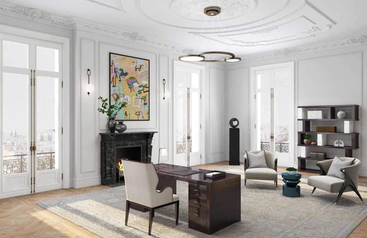 The Paris Lookbook | Parisian Office | Shop now at LuxDeco.com