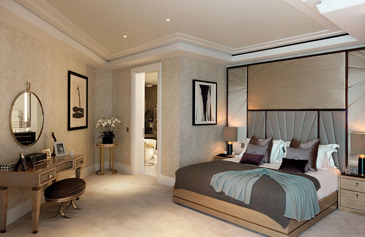Ten Trinity Square show apartment Bedroom | Luxury Show Apartment Interiors | LuxDeco Style Guide