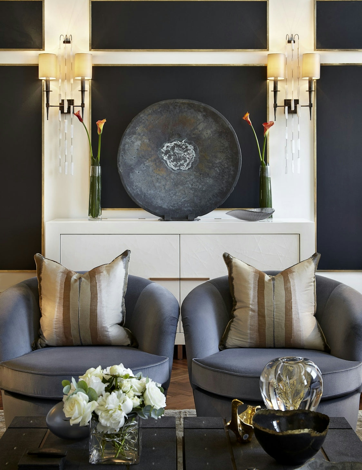 Feature Wall Ideas for your Lounge Room - Katharine Pooley - LuxDeco Style Guide