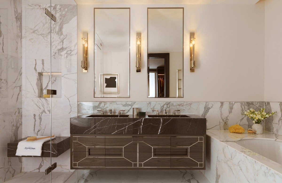 Bathroom Decor Ideas | Bathroom design by Finchatton | Shop bathroom decor online at LuxDeco.com