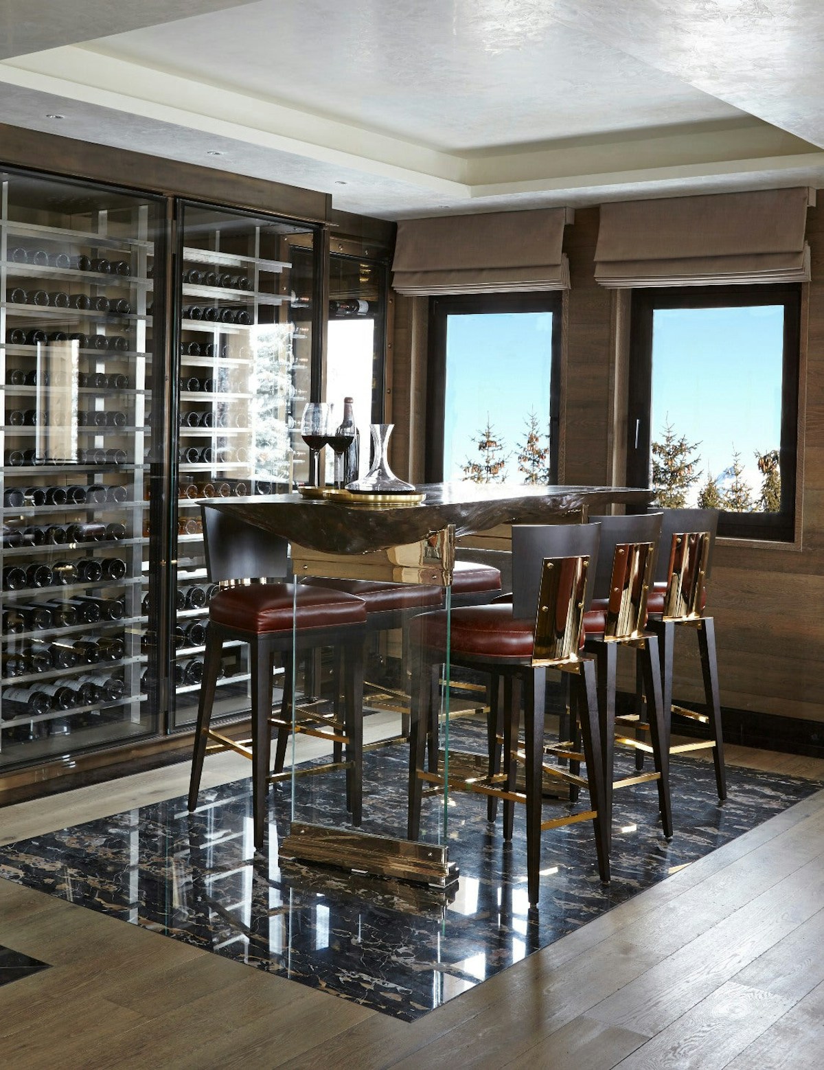 Luxury Home Bar Ideas | Home Bar Designs | Home Bar Furniture | Spinocchia Freund London | LuxDeco.com Style Guide