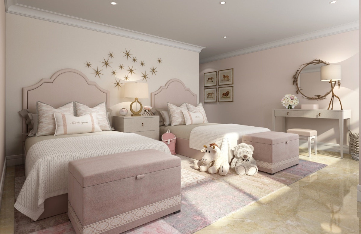Childrens Bedroom Ideas - Girls bedroom ideas - Kids Bedroom Designs _ Louise Bradley _ Read more in the LuxDeco.com Style Guide