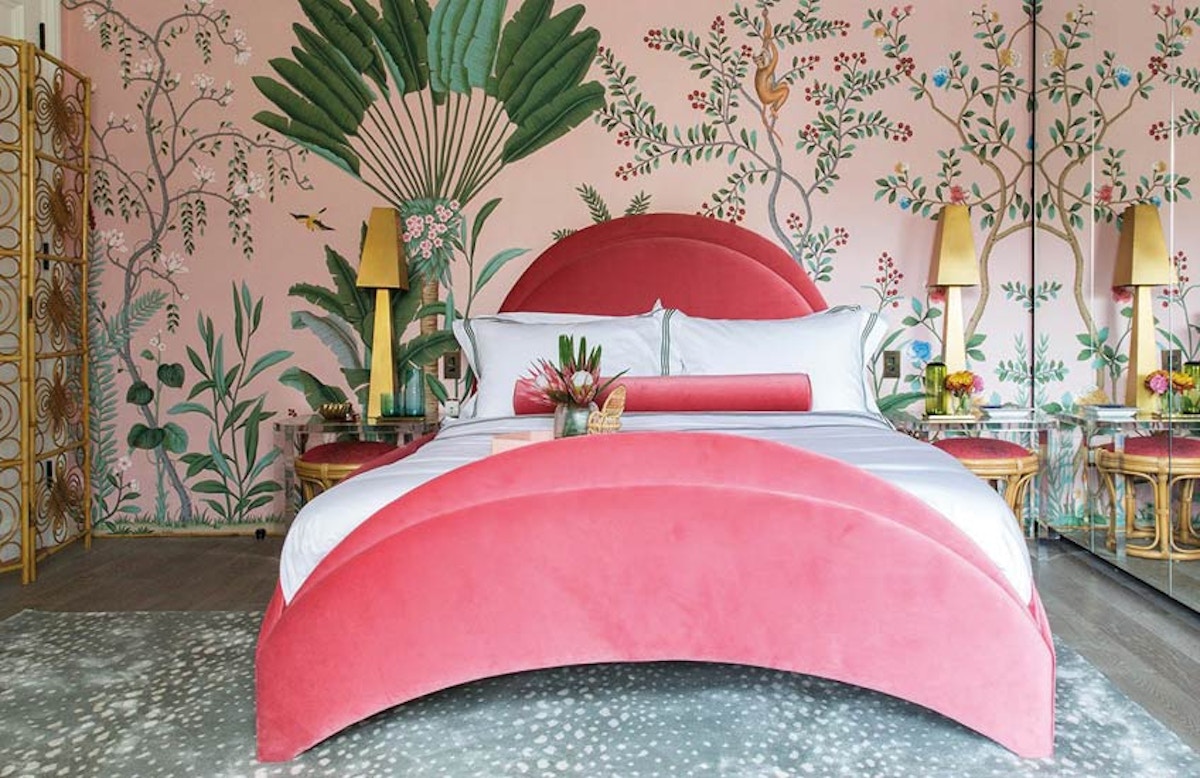 Pantone Colour of the Year 2019 | Living Coral | Holiday House London | Amelia Carter | Read more in the LuxDeco.com Style Guide