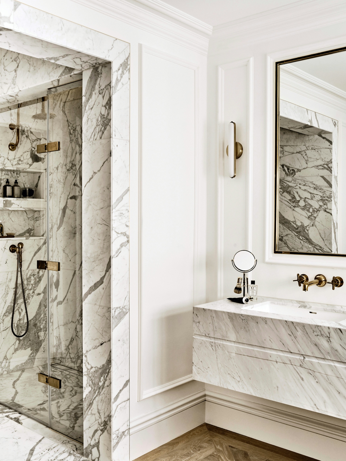 Marble bathroom by Banda Property | The Quiet Luxury Lookbook