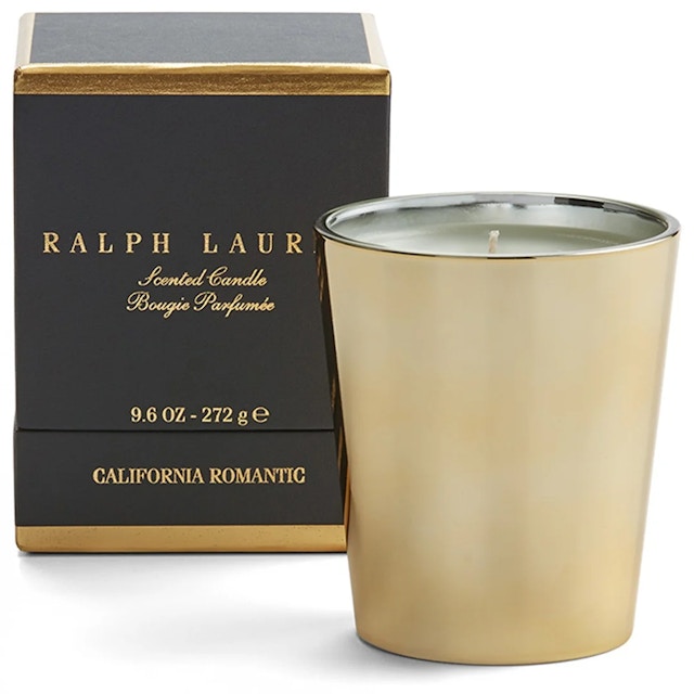 Ralph Lauren gold single wick candle with box