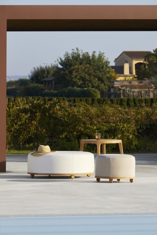 Luxury Outdoor Footstools | Outdoor Garden Storage | LuxDeco.com
